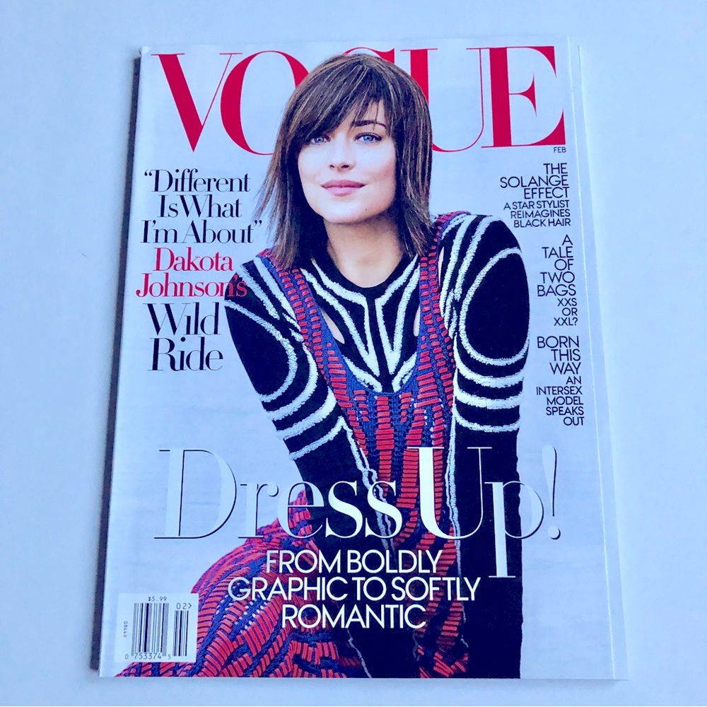 Vogue Fashion Magazine February 2017 Dakota Johnson